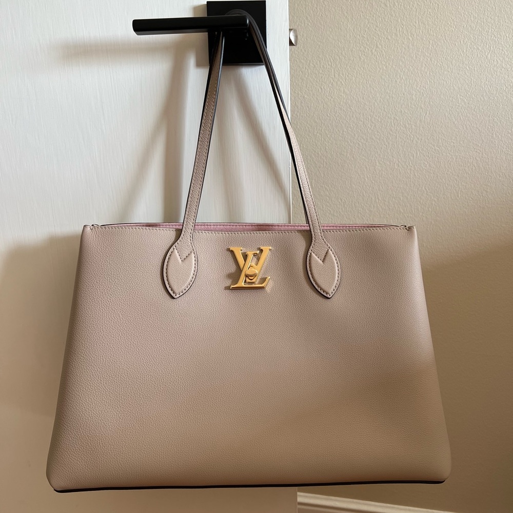 LV LockMe Shopper Tote Bag